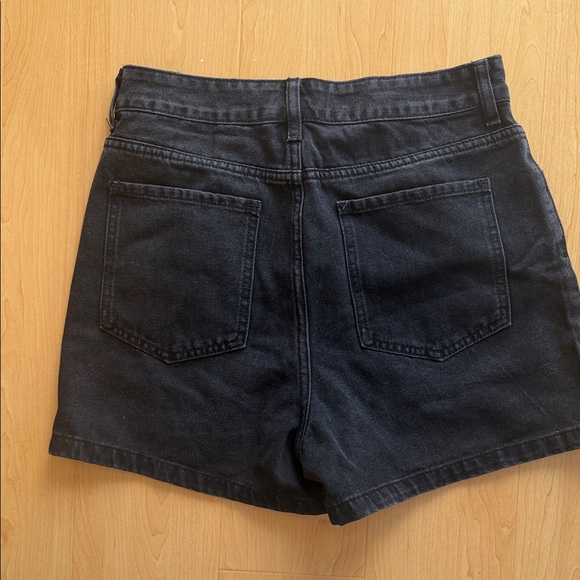 Lulus Embellished Black Denim Shorts - Picture 3 of 3